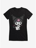 Kuromi Evil Giggle Girls T-Shirt, BLACK, hi-res