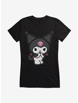 Kuromi Evil Giggle Girls T-Shirt, BLACK, hi-res