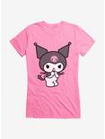 Kuromi Evil Giggle Girls T-Shirt, CHARITY PINK, hi-res