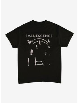 Evanescence Group Circle T-Shirt, BLACK, hi-res