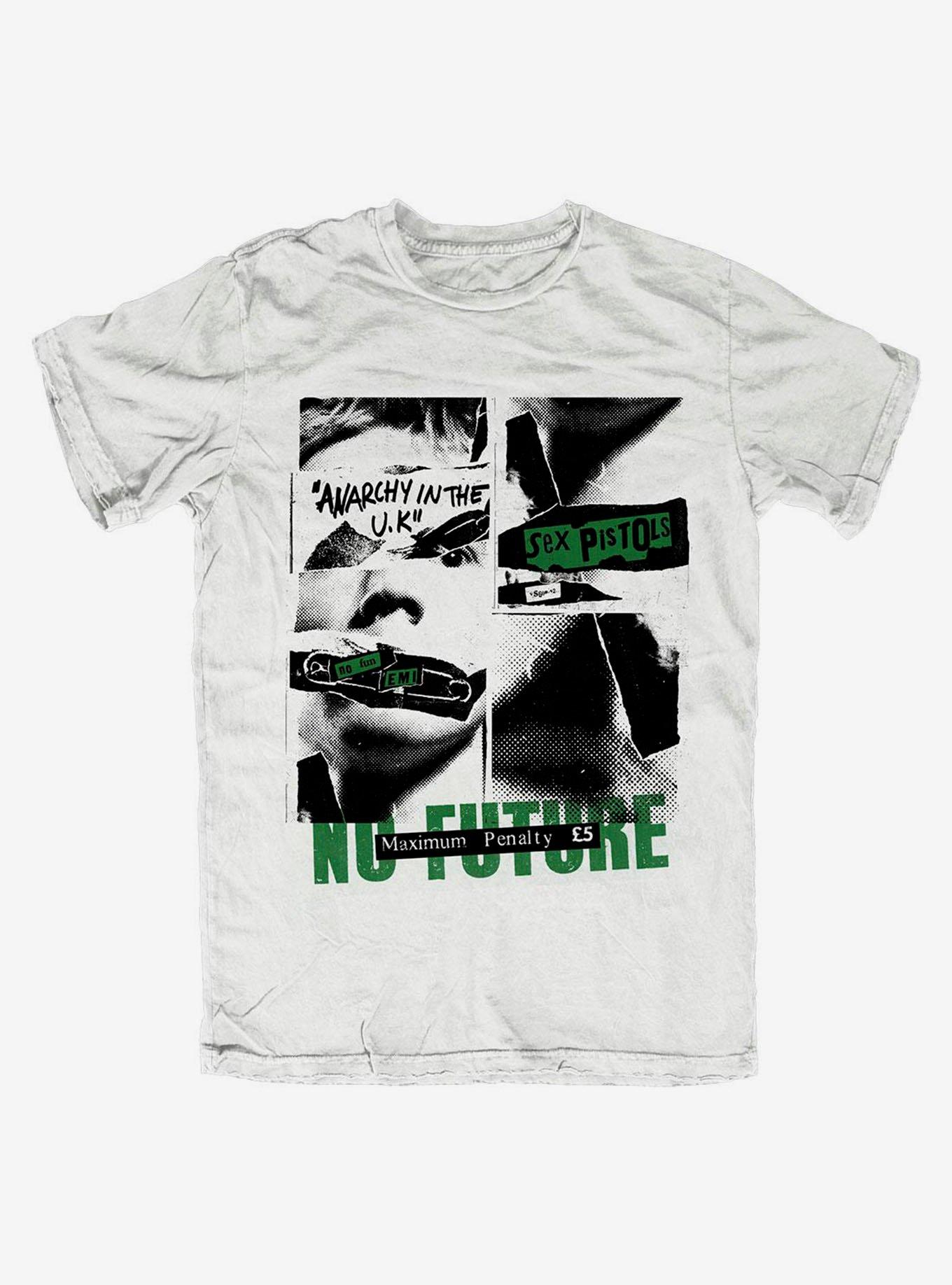 Sex Pistols No Future T-Shirt, BRIGHT WHITE, hi-res