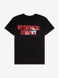 My Chemical Romance Red Text Logo T-Shirt, BLACK, hi-res
