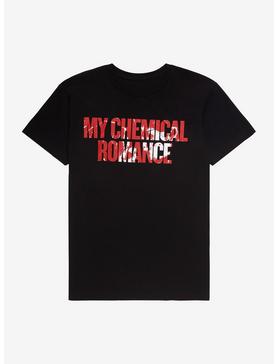 My Chemical Romance Red Text Logo T-Shirt, , hi-res