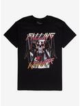 Falling In Reverse Spider Skull T-Shirt, BLACK, hi-res