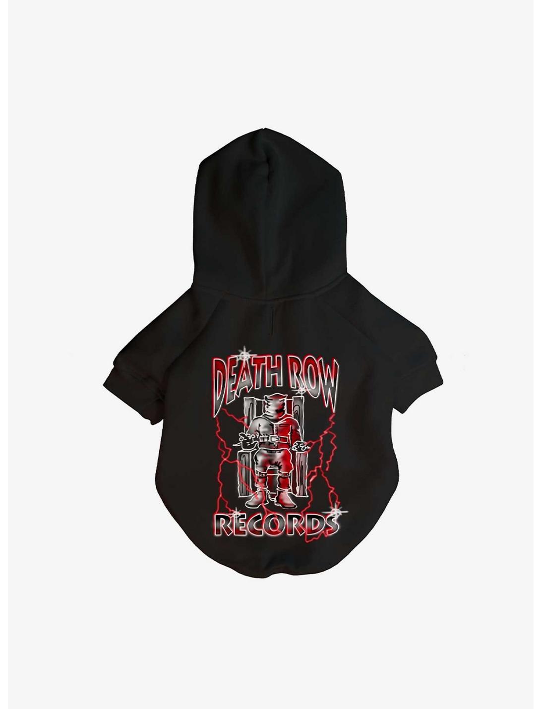 Death Row x Fresh Pawz Electricity Dog Hoodie, BLACK, hi-res