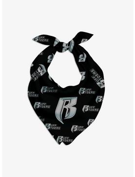 Ruff Ryders x Fresh Pawz Logo Bandana, BLACK, hi-res