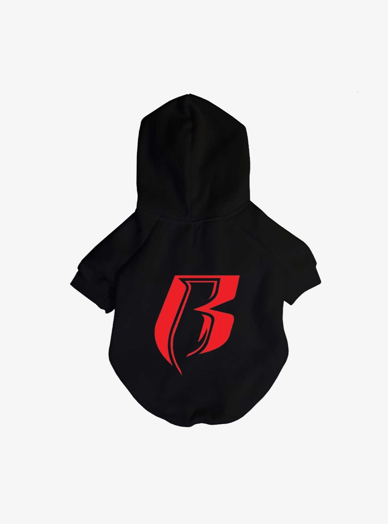 Ruff Ryders x Fresh Pawz Logo Dog Hoodie, BLACK, hi-res
