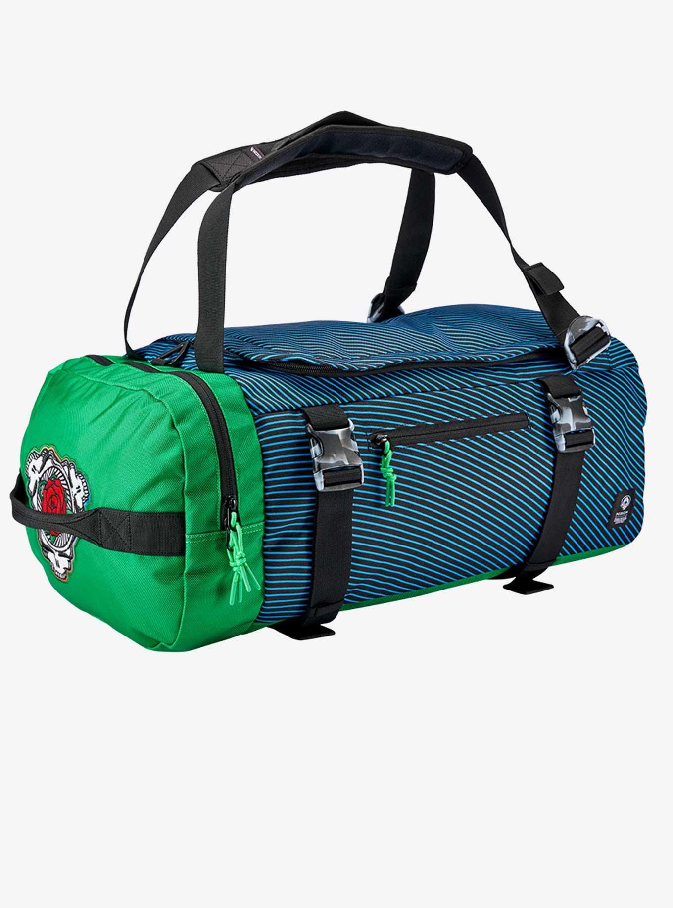 Nixon Grateful Dead Escape Duffel 45L Black Blue Green | Hot Topic