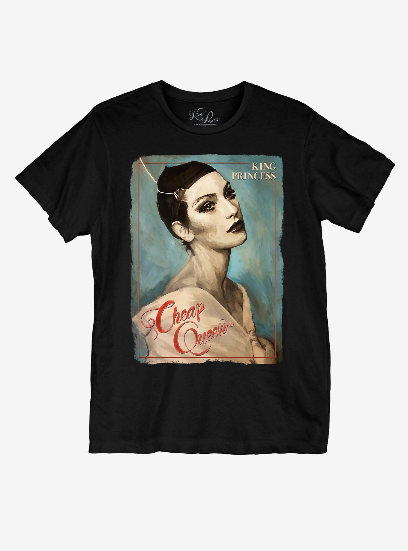 King Princess Cheap Queen T-Shirt, BLACK, hi-res