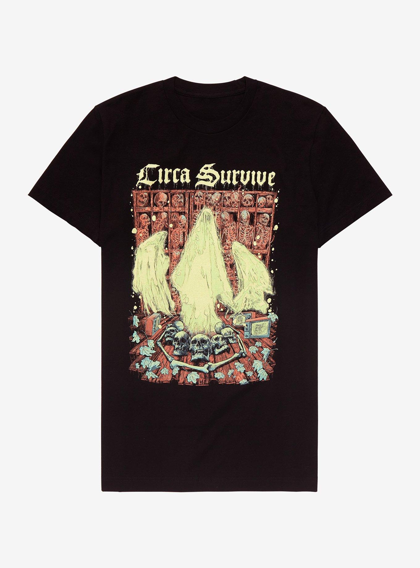 Circa Survive Ghost T-Shirt, BLACK, hi-res