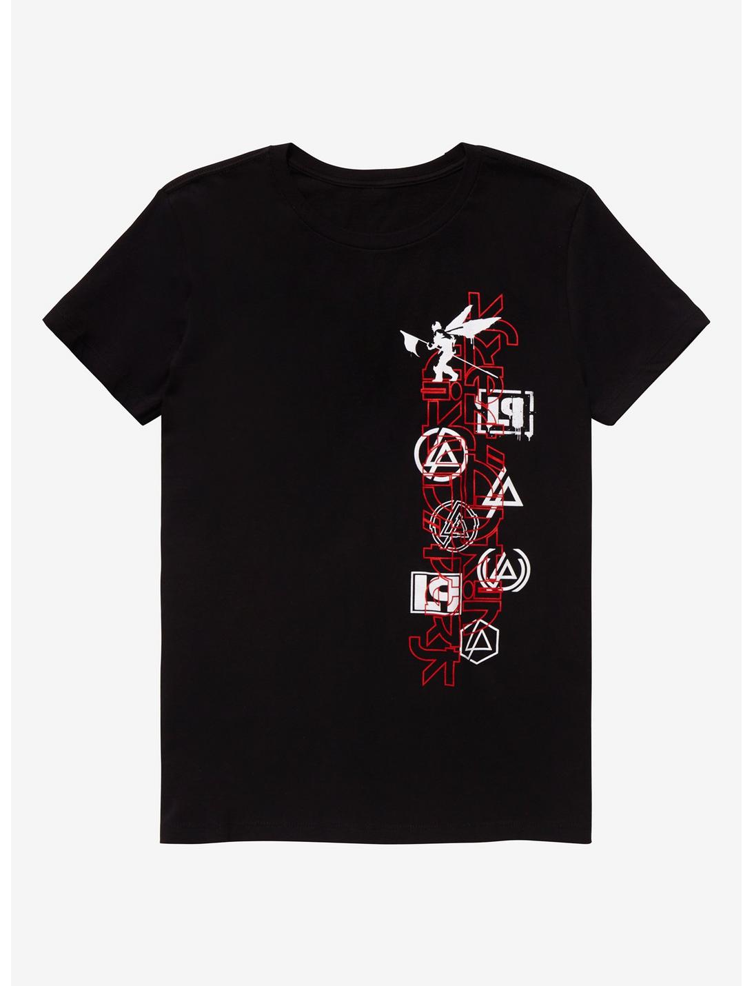 Linkin Park Logos T-Shirt, BLACK, hi-res