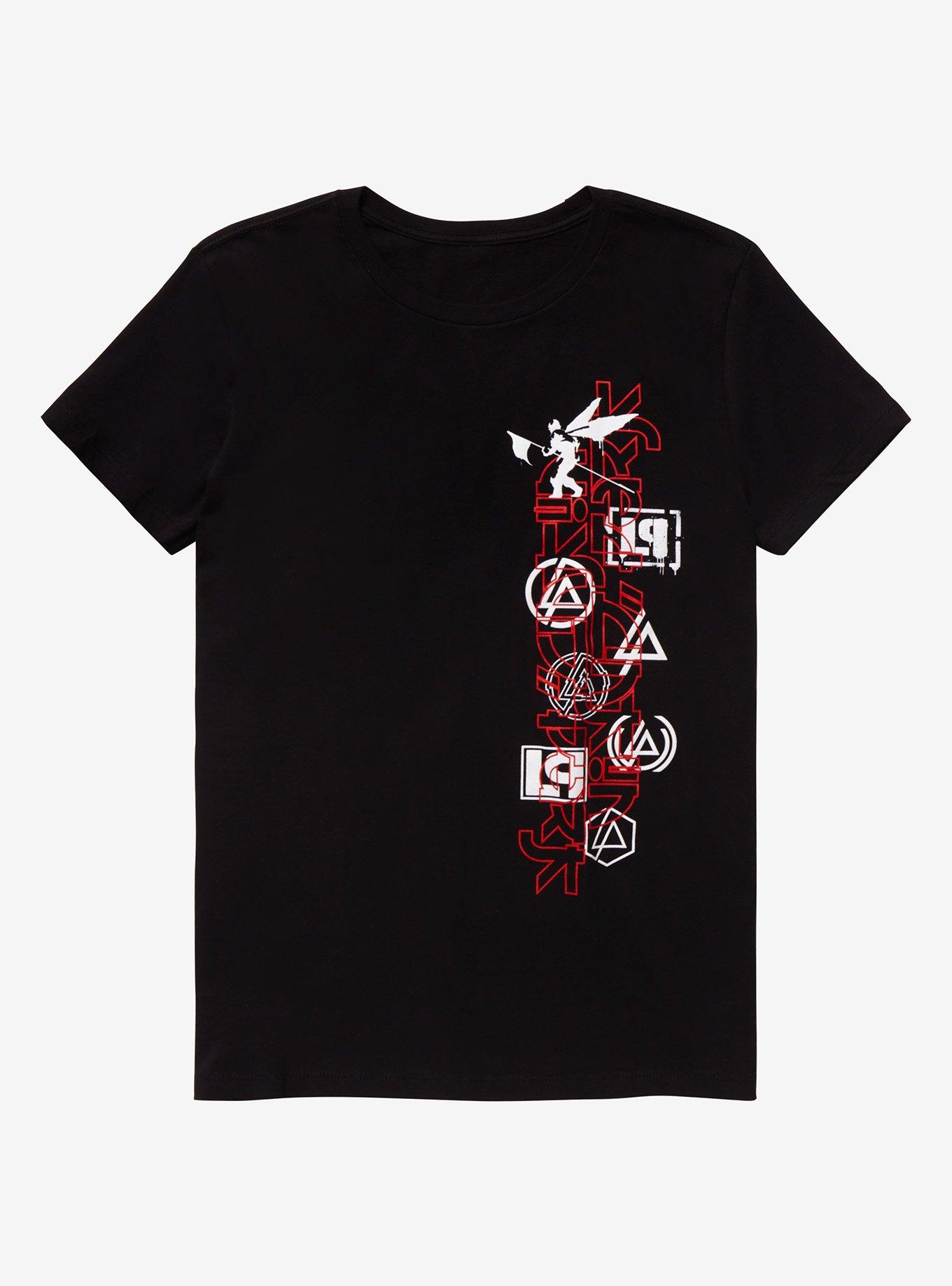 Linkin Park Logos T-Shirt, BLACK, hi-res