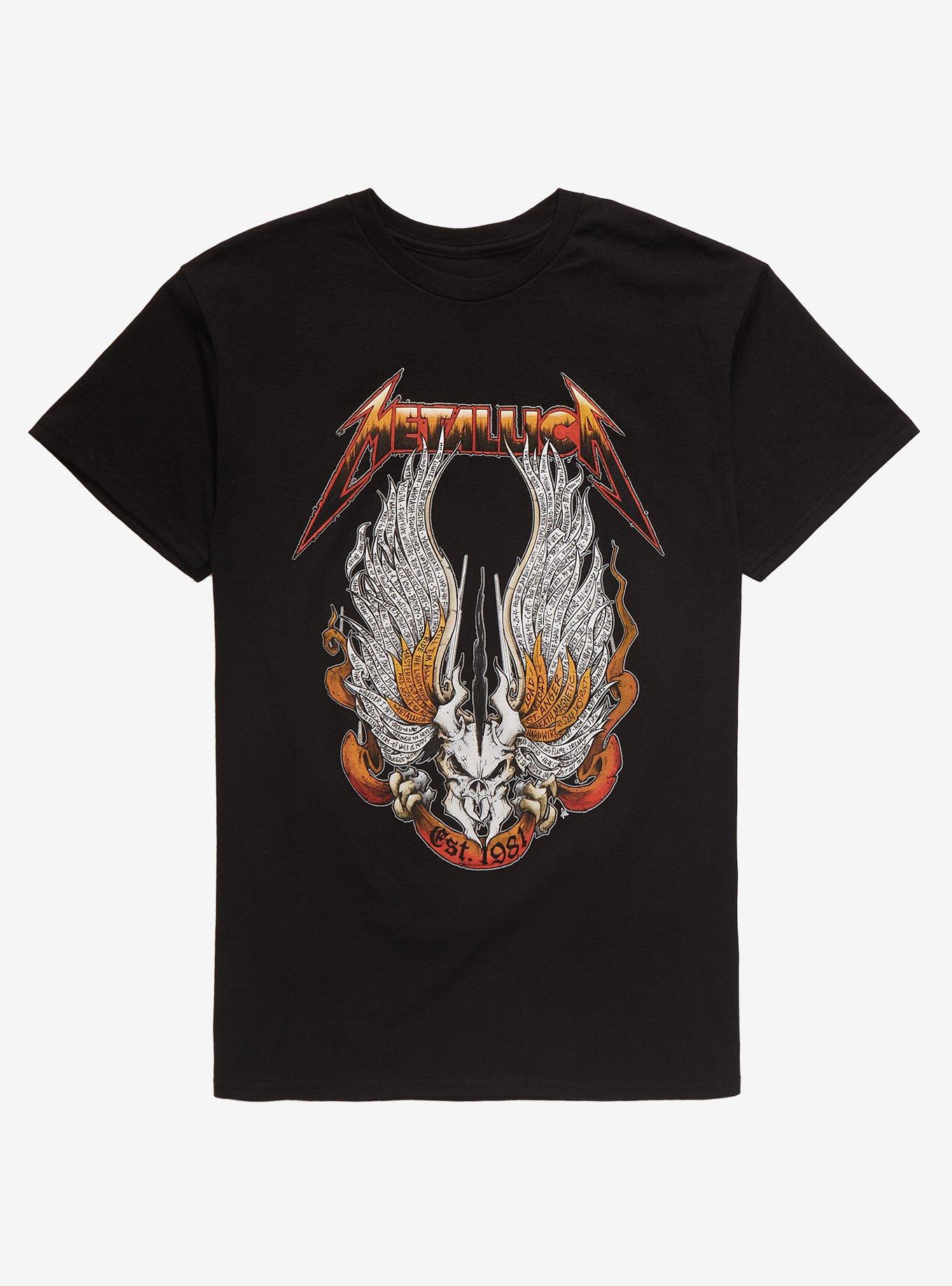 Metallic Established 1981 T-Shirt, BLACK, hi-res