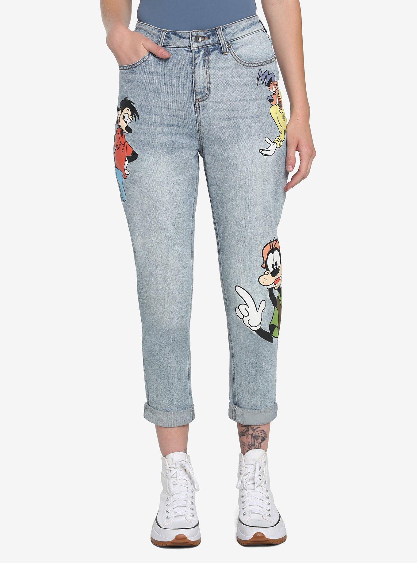 Disney A Goofy Movie Character Mom Jeans, INDIGO WASH, hi-res