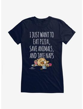 HT Creators: Fuzzballs Motto Girls T-Shirt, , hi-res