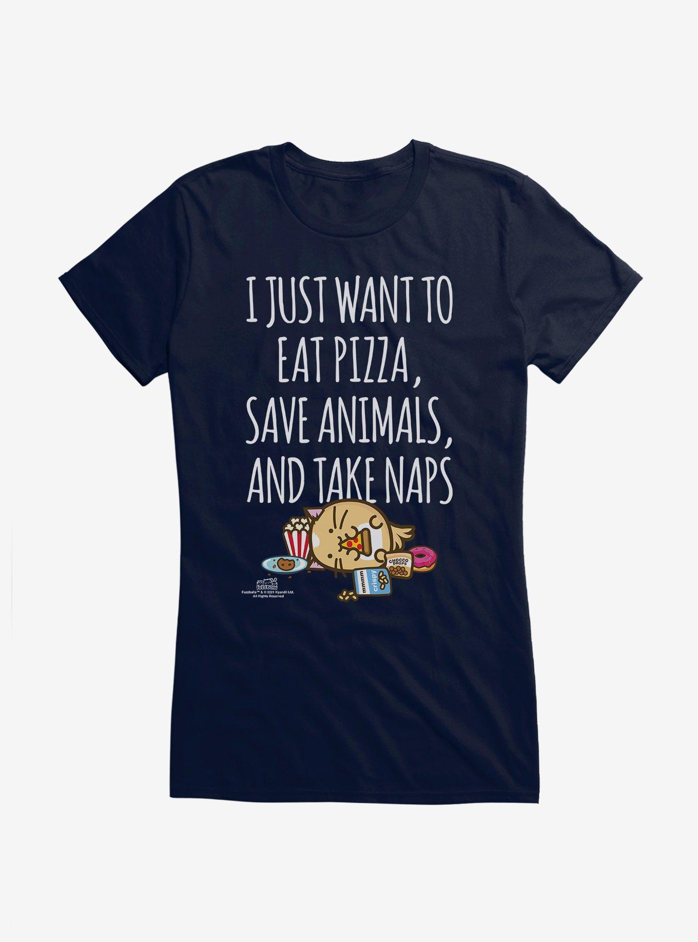 HT Creators: Fuzzballs Motto Girls T-Shirt, , hi-res