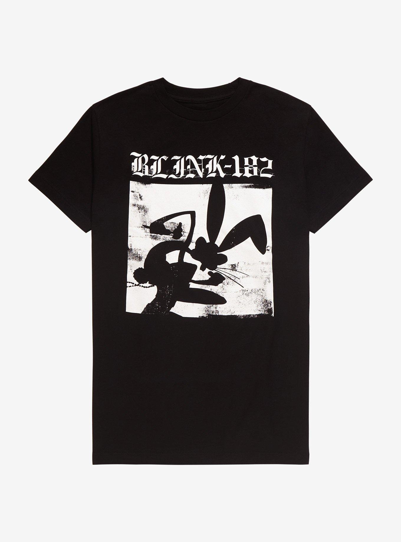 Blink-182 Black & White Pop Punk Bunny T-Shirt | Hot Topic