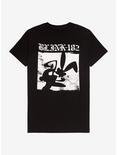 Blink-182 Black & White Pop Punk Bunny T-Shirt, BLACK, hi-res