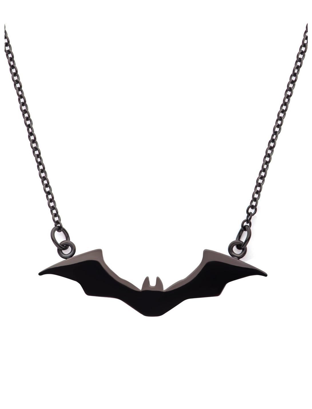 DC Comics Batman Logo Pendant Necklace, , hi-res