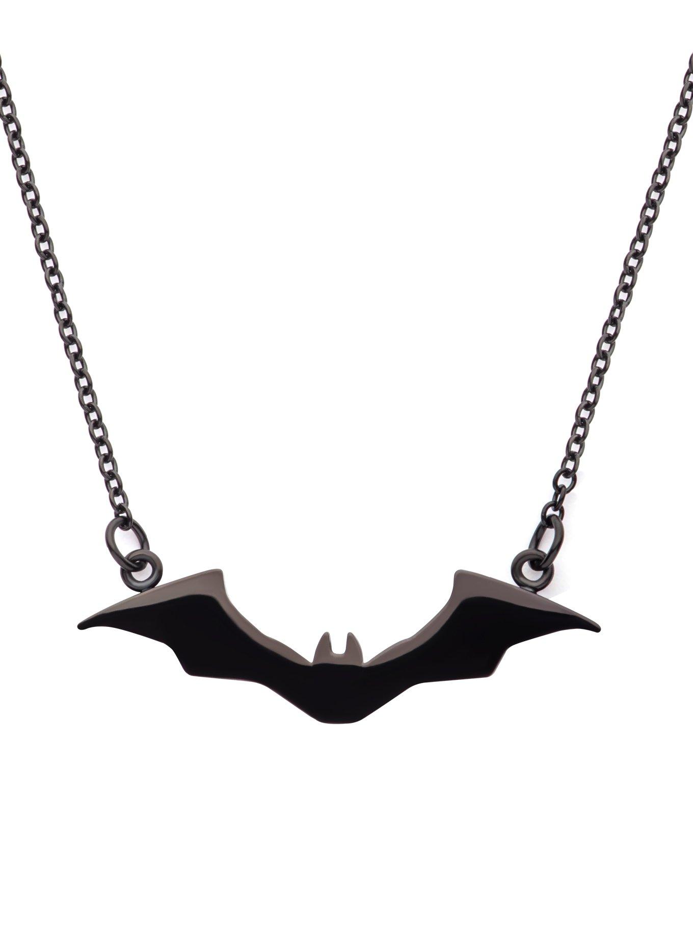 DC Comics Batman Logo Pendant Necklace, , hi-res