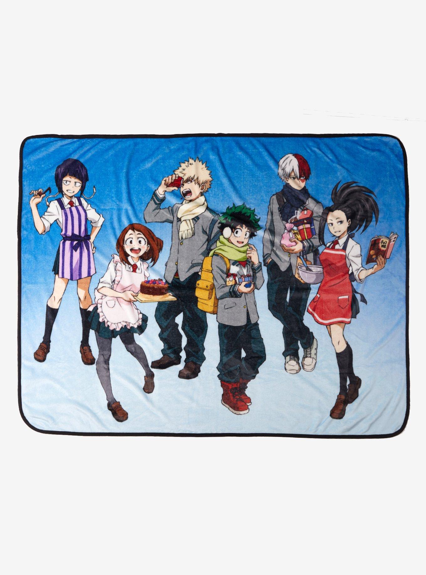 My Hero Academia Characters & Food Throw, , hi-res