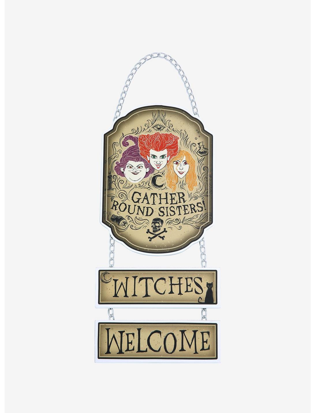 Disney Hocus Pocus Gather Round Sisters Welcome Sign , , hi-res
