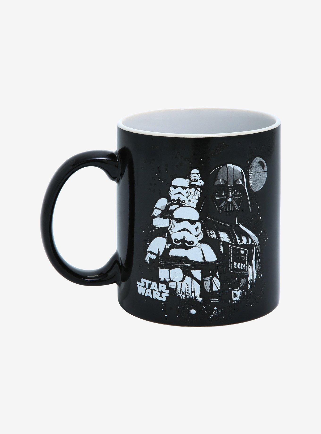 2 STAR WARS MUGS Coffee Cup Collectible Stormtrooper Darth Vader