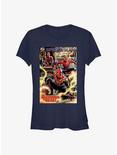 Marvel Spider-Man: No Way Home Comic Girls T-Shirt, NAVY, hi-res