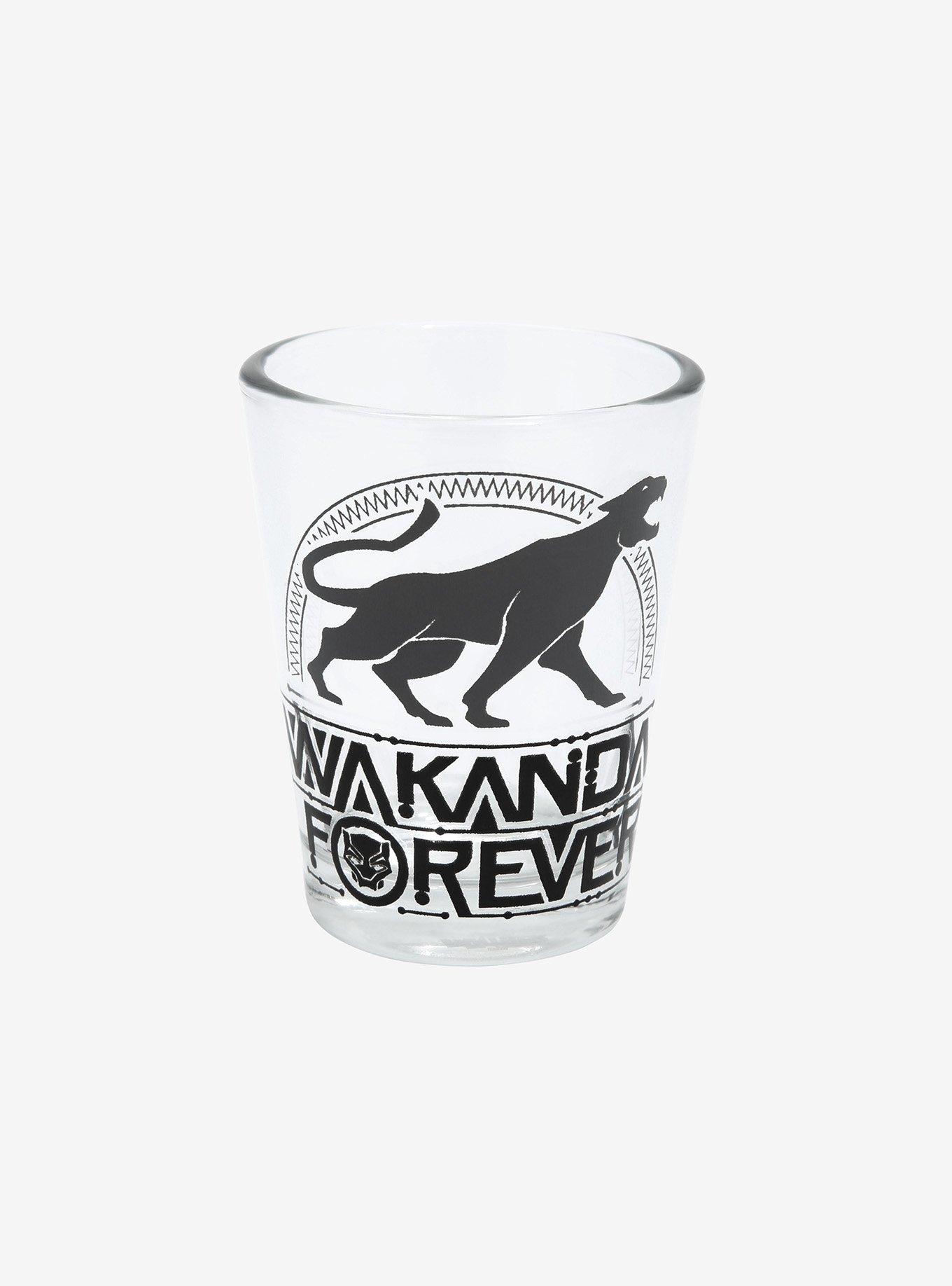 Black Panther Wakanda Forever Panther Mini Glass, , hi-res