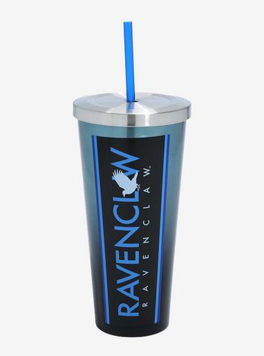 Harry Potter Ravenclaw 24 oz. Stainless Steel Cup with Straw