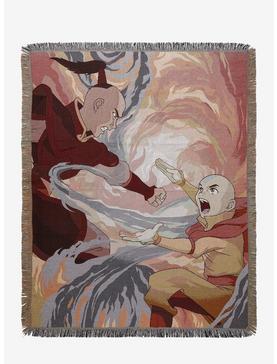 Avatar: The Last Airbender Zuko & Aang Fight Tapestry Throw, , hi-res
