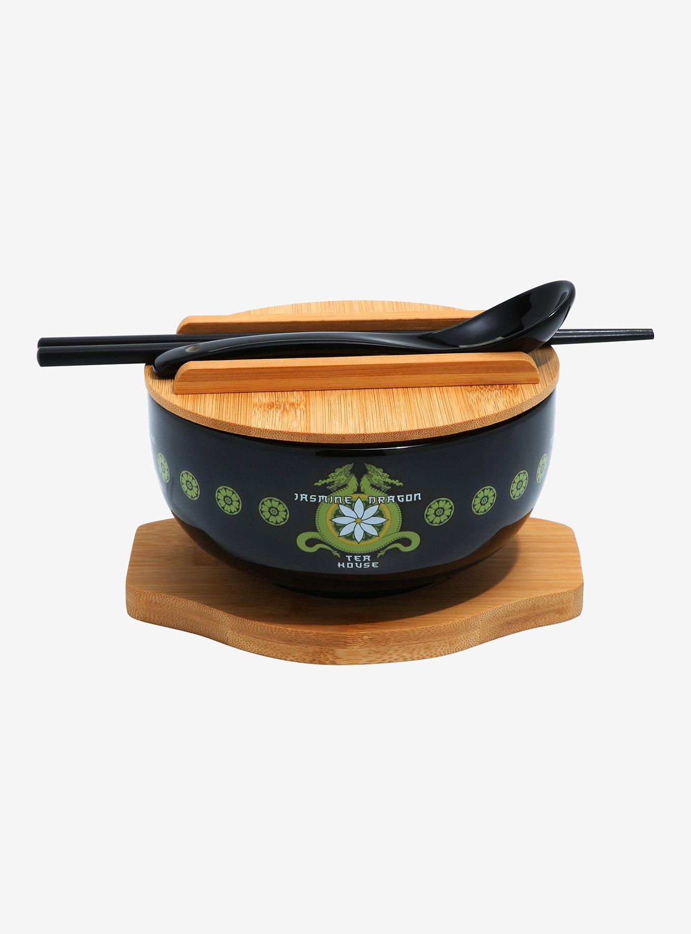 Avatar The Last Airbender Jasmine Dragon Tea House Ramen Bowl with Lid