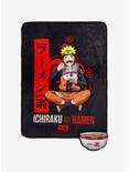 Naruto Shippuden Naruto Eating Ramen Throw with Ramen Bowl Pillow, , hi-res