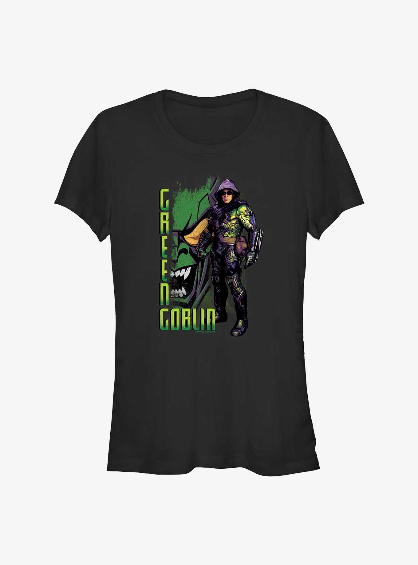 Marvel Spider-Man: No Way Home Green Goblin Girls T-Shirt, BLACK, hi-res