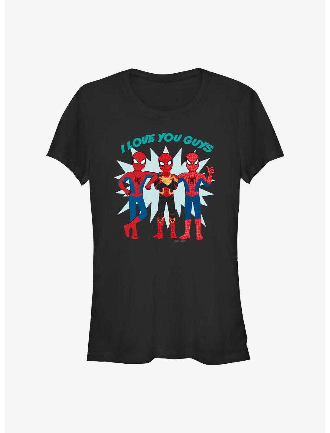 Marvel Spider-Man: No Way Home I Love You Guys Girls T-Shirt, BLACK, hi-res