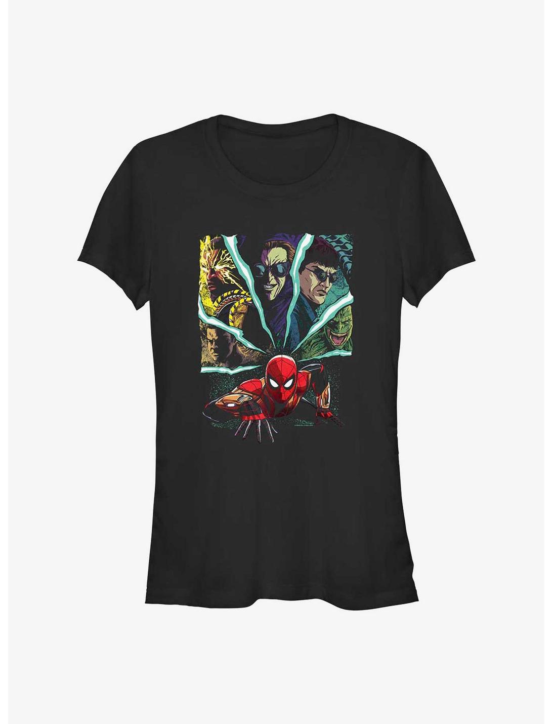 Marvel Spider-Man: No Way Home Villain Senses Girls T-Shirt, BLACK, hi-res