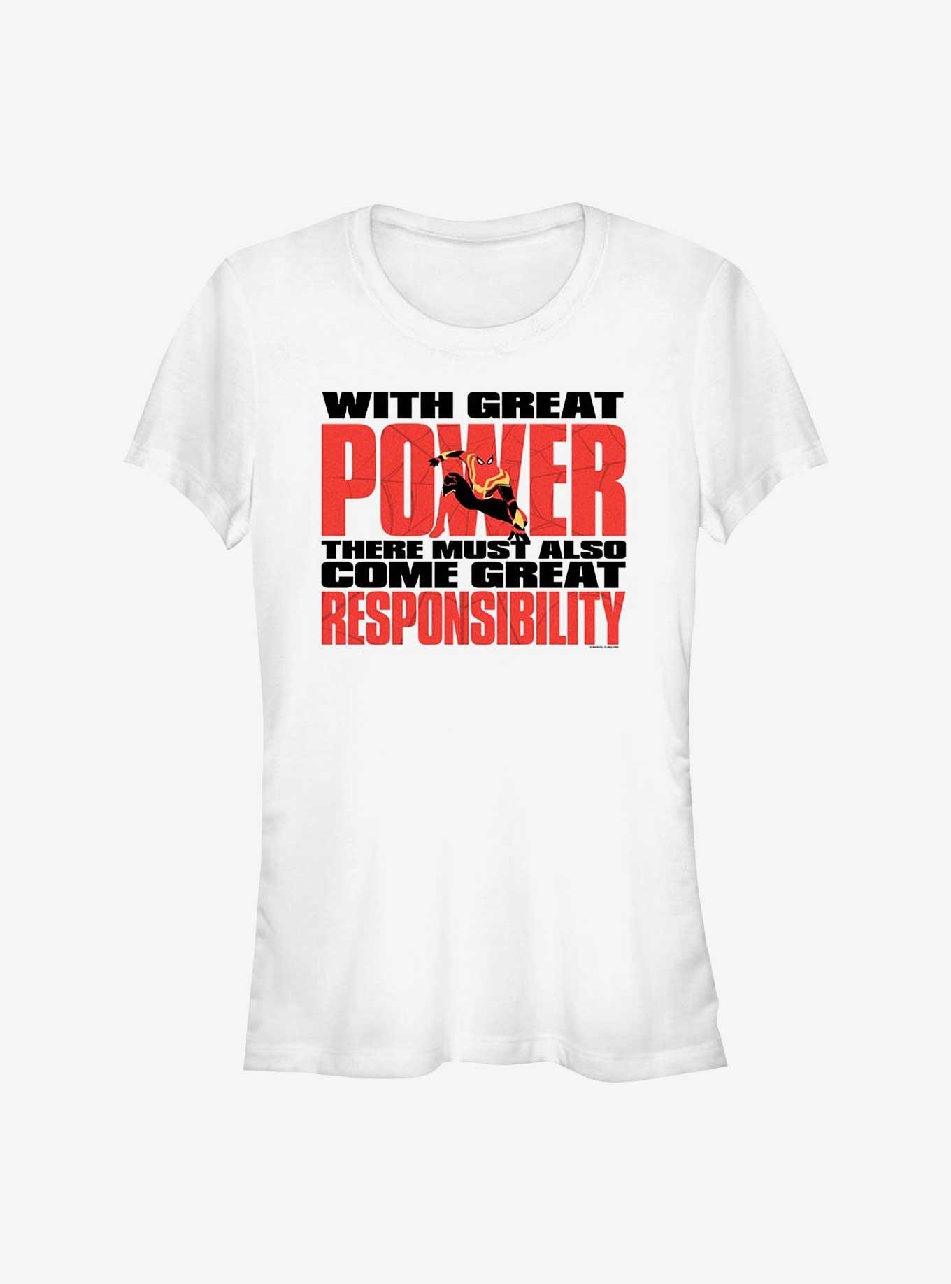 Marvel Spider-Man: No Way Home With Great Power Girls T-Shirt, , hi-res