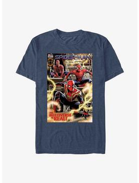 Marvel Spider-Man: No Way Home Comic T-Shirt, NAVY HTR, hi-res