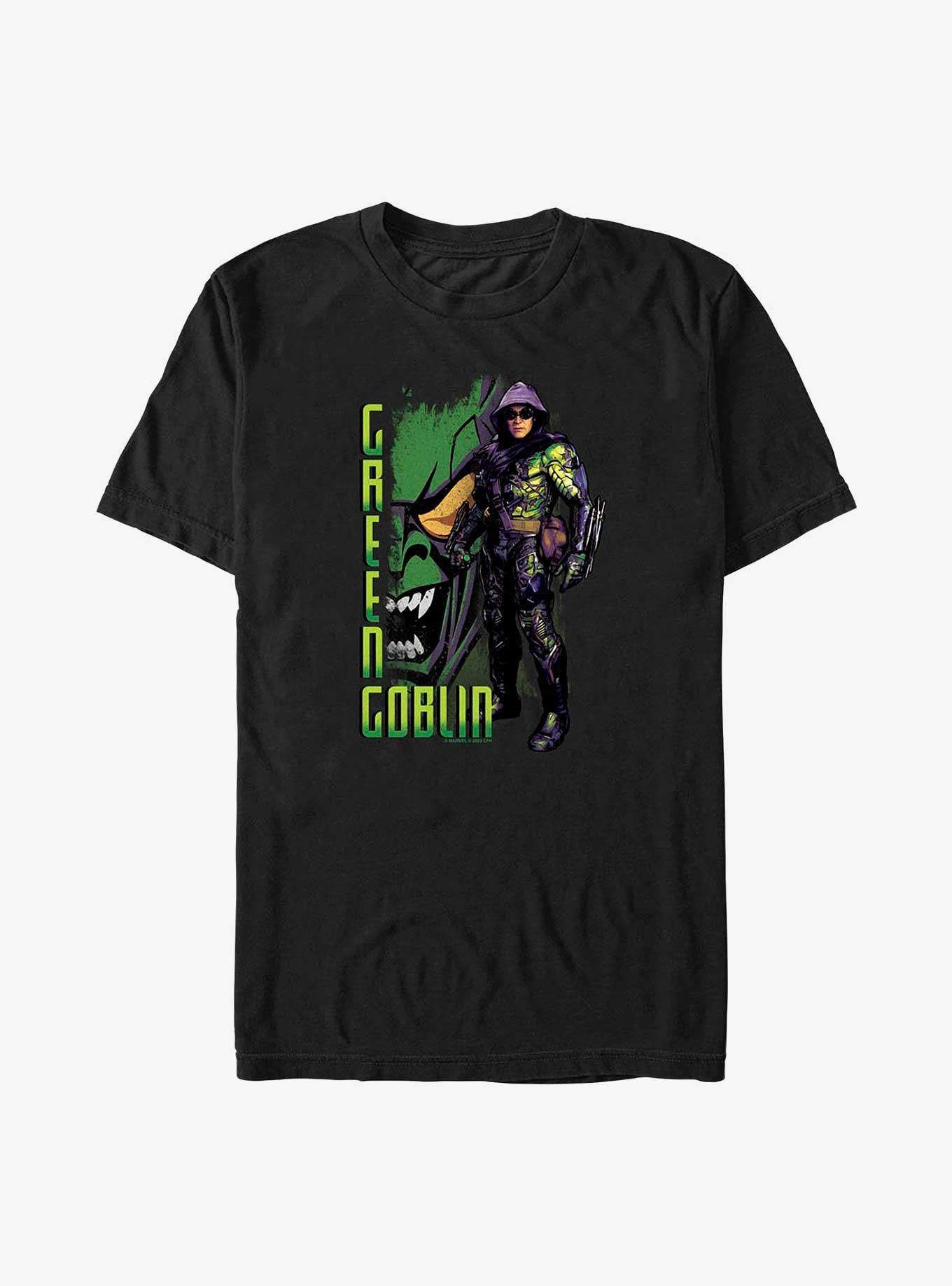 Marvel Spider-Man: No Way Home Green Goblin T-Shirt, BLACK, hi-res