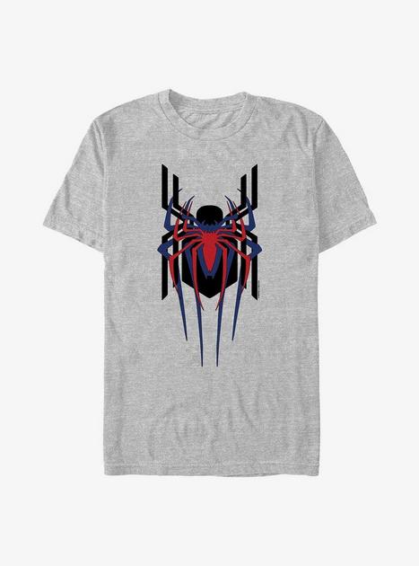Marvel Spider-Man: No Way Home Spiders Stacked T-Shirt GREY