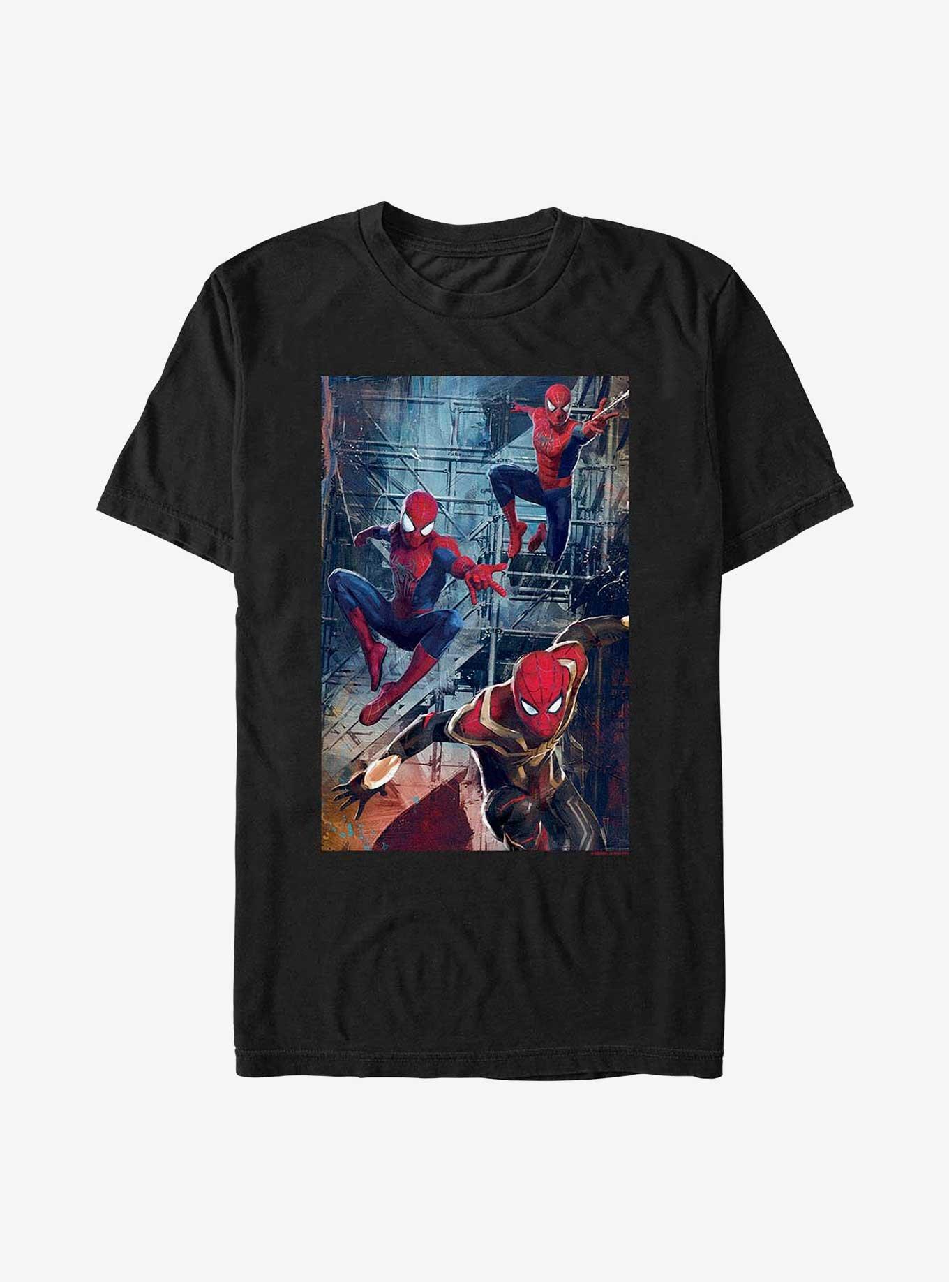Marvel Spider-Man: No Way Home Spidey Attack T-Shirt, BLACK, hi-res