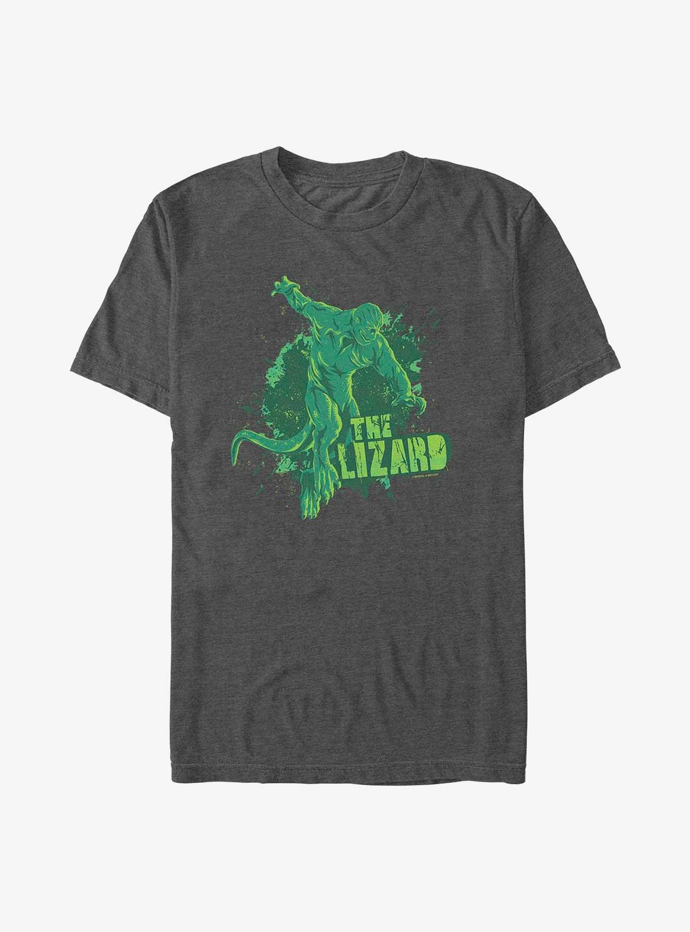 Marvel Spider-Man: No Way Home The Lizard T-Shirt, CHAR HTR, hi-res