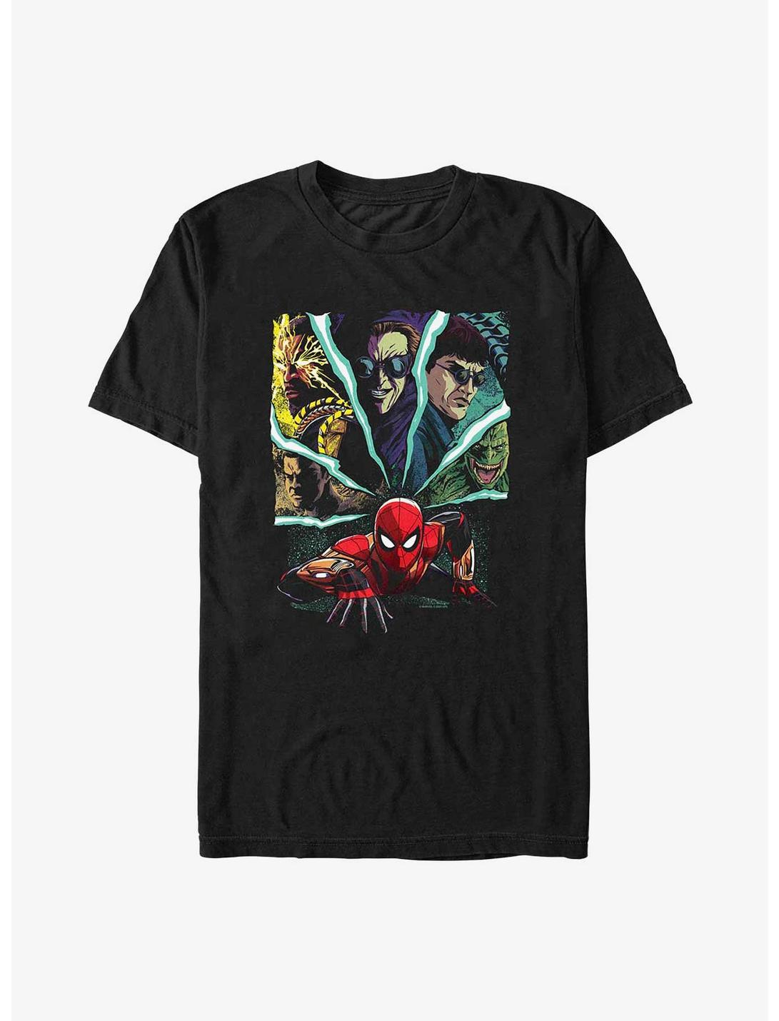 Marvel Spider-Man: No Way Home Villain Senses T-Shirt, BLACK, hi-res
