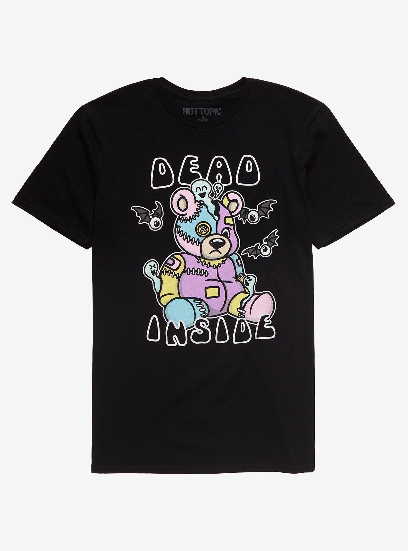 Dead Inside Bear T-Shirt, BLACK, hi-res