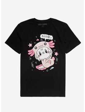 Kawaii Bunny Axolotl T-Shirt, , hi-res