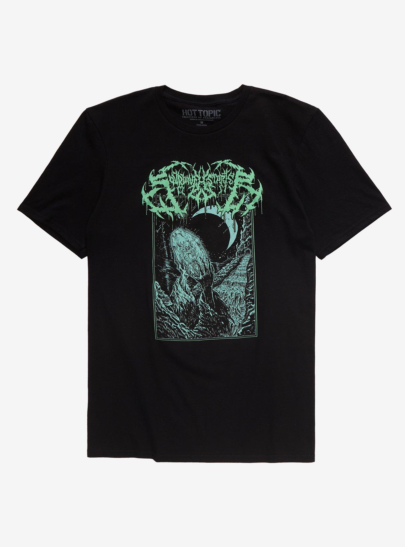 Metal Sourdough Starter T-Shirt By Brootal Branding, BLACK, hi-res