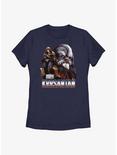 Star Wars Book Of Boba Fett Krrsantan Womens T-Shirt, NAVY, hi-res