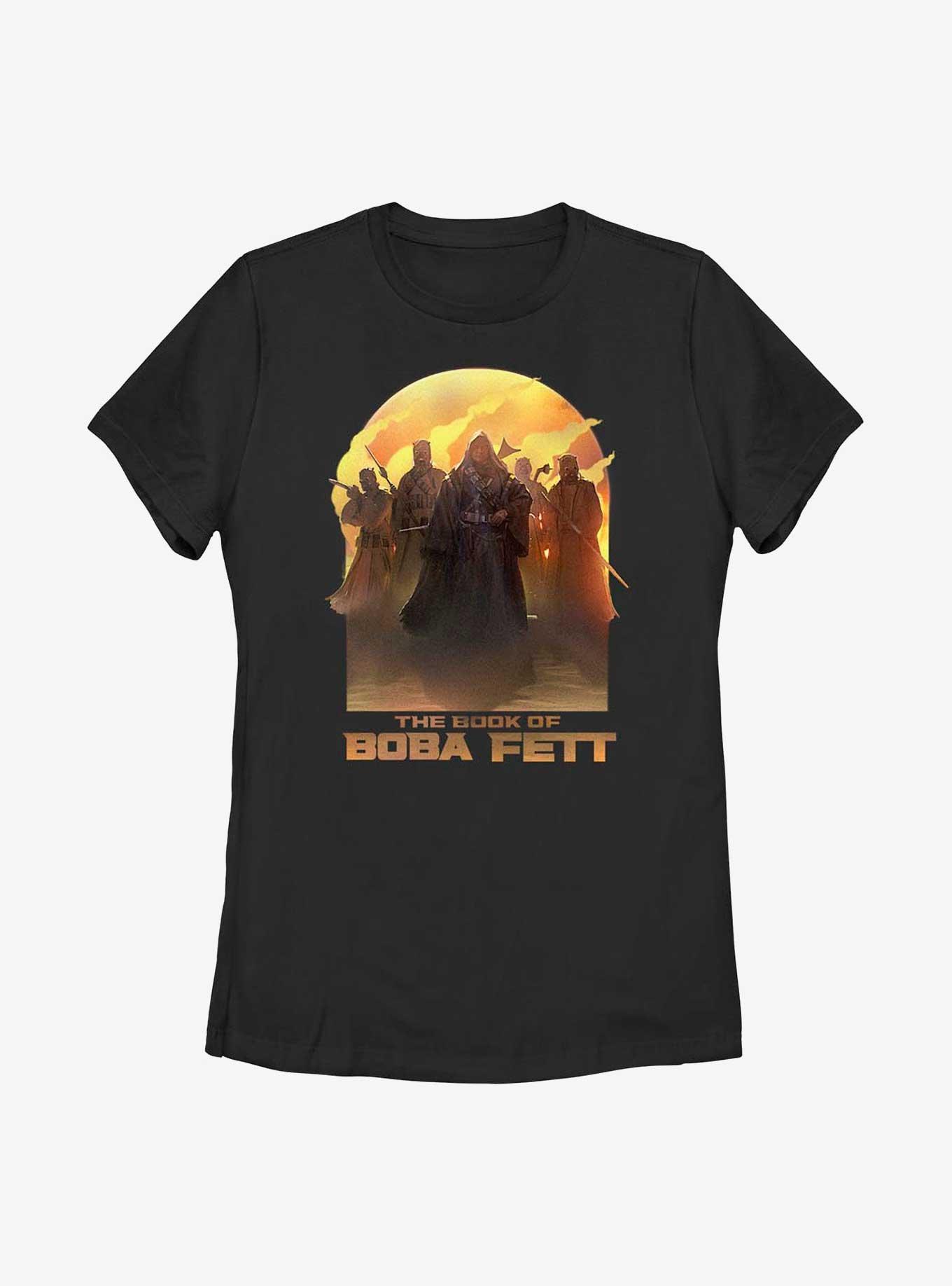 Star Wars Book Of Boba Fett Leading By Example Womens T-Shirt, BLACK, hi-res
