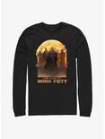 Star Wars Book Of Boba Fett Leading By Example Long-Sleeve T-Shirt, BLACK, hi-res