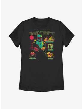 Star Wars Book Of Boba Fett Character Circles Womens T-Shirt, , hi-res